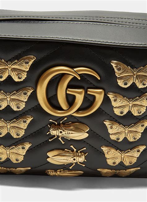 gucci marmont insect pouch|authentic Gucci Marmont small bag.